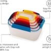 716TJt4kGSL._AC_SX450_.jpg Joseph Joseph Nest Lock Plastic BPA Free Food Storage Container Set