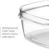 Rubbermaid 28Piece ClearGrey Food Storage Containers Premium Snap Bases and Various Size Lids